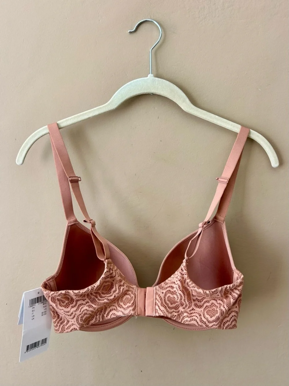 Chantelle C Jolie Comfort Convertible T-Shirt Bra Rose De Bois Size 32DD 32E NWT